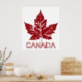 Kanada Poster Canada Maple Leaf Souvenir Print (Küche)