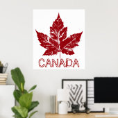 Kanada Poster Canada Maple Leaf Souvenir Print (Heimbüro)