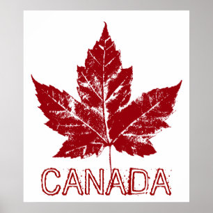 Kanada Poster Canada Maple Leaf Souvenir Print