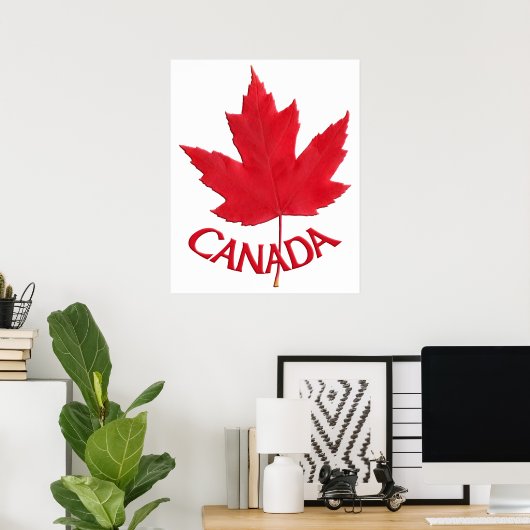 Kanada Poster Canada Maple Leaf Souvenir Print (Heimbüro)