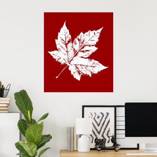 Kanada Poster Canada Maple Leaf Souvenir Print (Heimbüro)