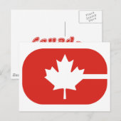 Kanada Postkarte (Vorne/Hinten)