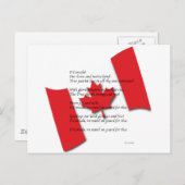 Kanada Postkarte (Vorne/Hinten)
