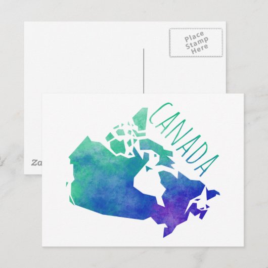 Kanada Postkarte (Vorne/Hinten)