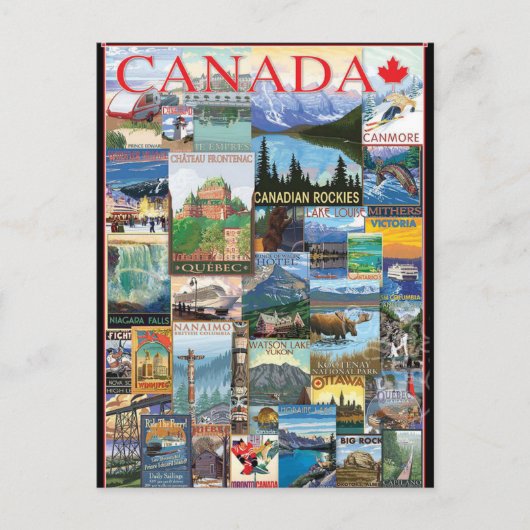 Kanada Postkarte (Vorderseite)