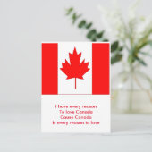 Kanada Postkarte (Stehend Vorderseite)