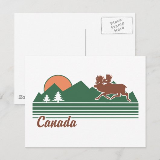 Kanada Postkarte (Vorne/Hinten)