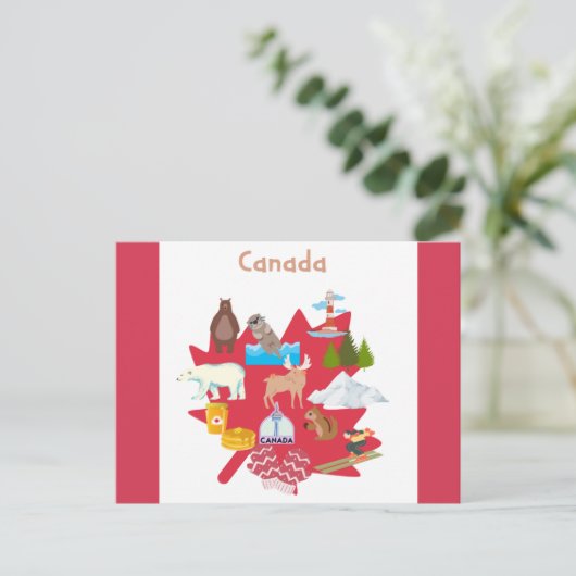 Kanada Postkarte (Stehend Vorderseite)