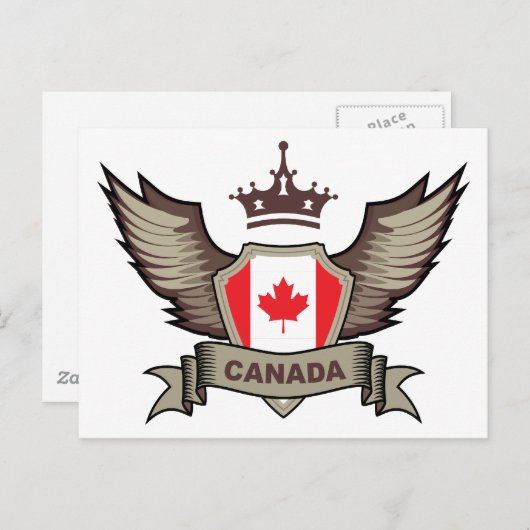 Kanada Postkarte (Vorne/Hinten)