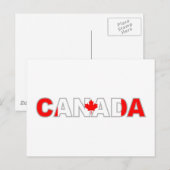 Kanada Postkarte (Vorne/Hinten)