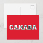 Kanada Postkarte (Vorne/Hinten)