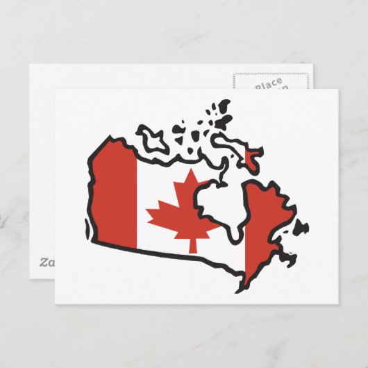 Kanada Postkarte (Vorne/Hinten)