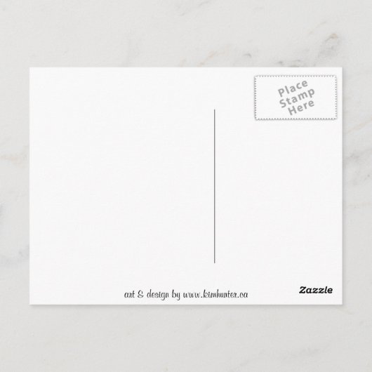 Kanada Postkarten Custom Canada Souvenir Postkarte (Rückseite)