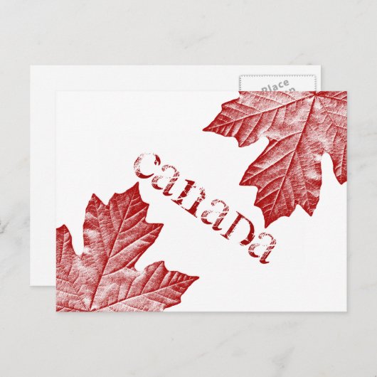 Kanada Postkarten Custom Canada Souvenir Postkarte (Vorne/Hinten)