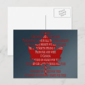 Kanada Postkarten Kanada Anthem Souvenir Postkarte (Vorne/Hinten)