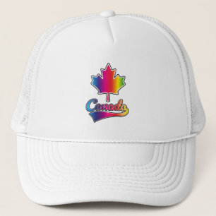 Kanada Pride Regenbogen-Logo Truckerkappe