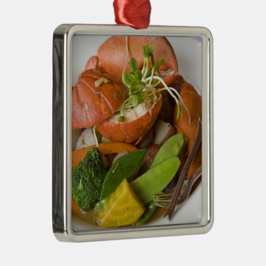 Kanada, Prince Edward Island, Silbernes Ornament (Rechts)