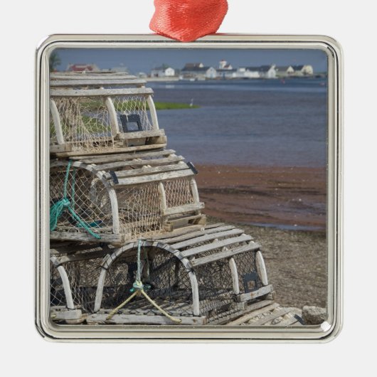 Kanada, Prinz Edward Island, Rustico. Hummer Ornament Aus Metall (Vorne)