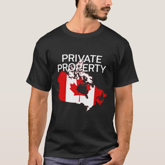 Kanada Privateigentum T-Shirt (Vorderseite)