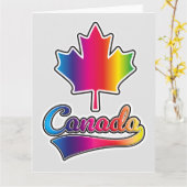 Kanada Prix Regenbogenlogo Karte (Gelbe Blume)