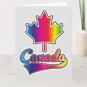 Kanada Prix Regenbogenlogo Karte