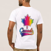 Kanada Prix Regenbogenlogo T-Shirt (Rückseite)
