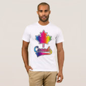 Kanada Prix Regenbogenlogo T-Shirt (Vorne ganz)