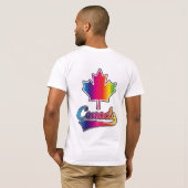 Kanada Prix Regenbogenlogo T-Shirt (Schwarz voll)
