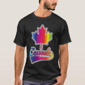 Kanada Prix Regenbogenlogo T-Shirt (Vorderseite)