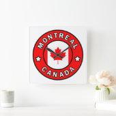 Kanada Quadratische Wanduhr (Zuhause)