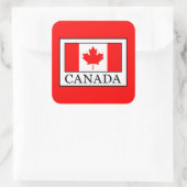 Kanada Quadratischer Aufkleber (Tasche)