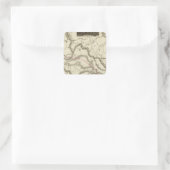 Kanada Quadratischer Aufkleber (Tasche)