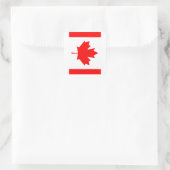 KANADA QUADRATISCHER AUFKLEBER (Tasche)