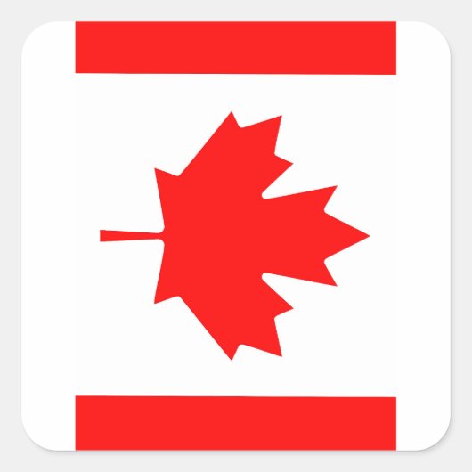 KANADA QUADRATISCHER AUFKLEBER (Vorderseite)