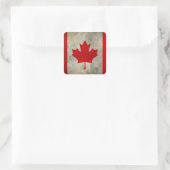Kanada Quadratischer Aufkleber (Tasche)