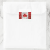 Kanada Quadratischer Aufkleber (Tasche)