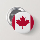 Kanada-Qualitäts-Flagge Button (Vorne & Hinten)