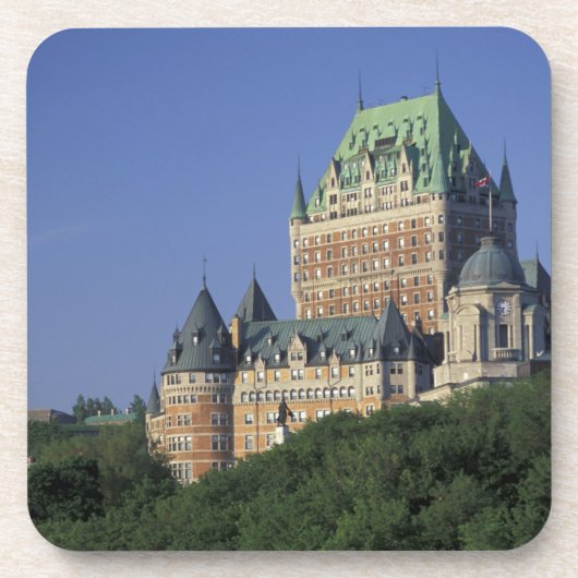 Kanada, Quebec City.  Chateau Frontenac. Untersetzer (Vorderseite)