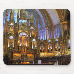 Kanada, Quebec, Montreal. Innenraum von Notre Mousepad
