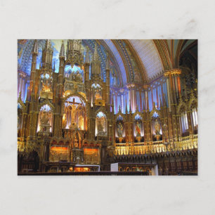 Kanada, Quebec, Montreal. Innenraum von Notre Postkarte