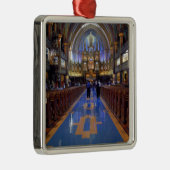 Kanada, Quebec, Montreal. Inneres von Notre 3 Silbernes Ornament (Rechts)
