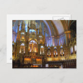 Kanada, Quebec, Montreal. Inneres von Notre Postkarte (Vorne/Hinten)