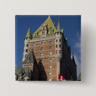 Kanada, Quebec, Quebec City. Fairmont Button