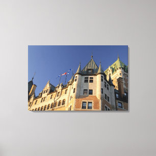 Kanada, Quebec, Quebec City. Fairmont Chateau Leinwanddruck