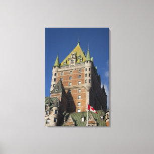 Kanada, Quebec, Quebec City. Fairmont Chateau Leinwanddruck