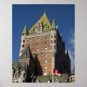 Kanada, Quebec, Quebec City. Fairmont Chateau Poster