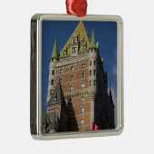 Kanada, Quebec, Quebec City. Fairmont Ornament Aus Metall (Rechts)