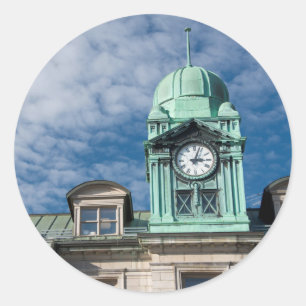 Kanada, Quebec, Quebec City. Hafenbehörde Runder Aufkleber