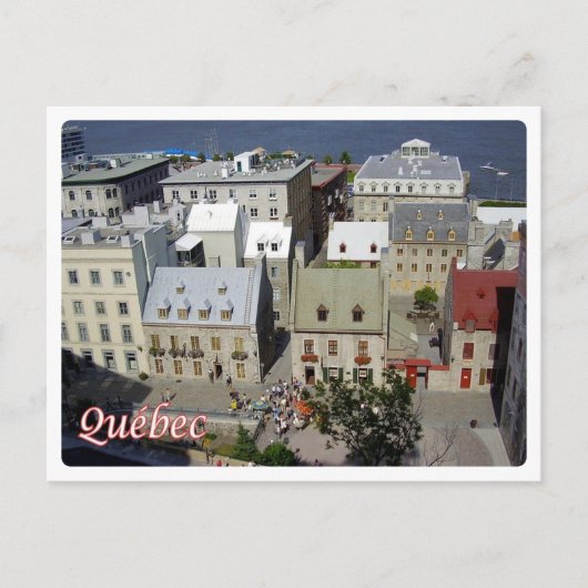 Kanada - Quebec - Stadt - Postkarte (Vorderseite)
