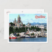Kanada - Quebec - Stadt - Postkarte (Vorne/Hinten)
